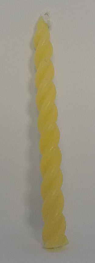 Twisted Tapered Beeswax Candle